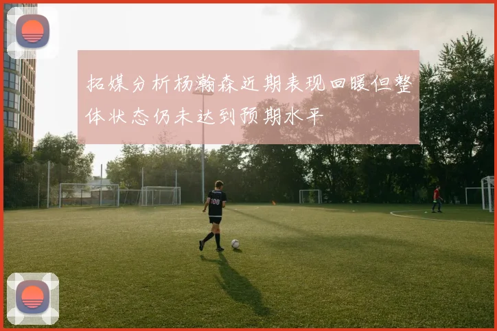 拓媒分析杨瀚森近期表现回暖但整体状态仍未达到预期水平
